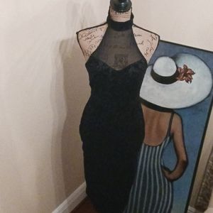 Velvet Brocade Dress